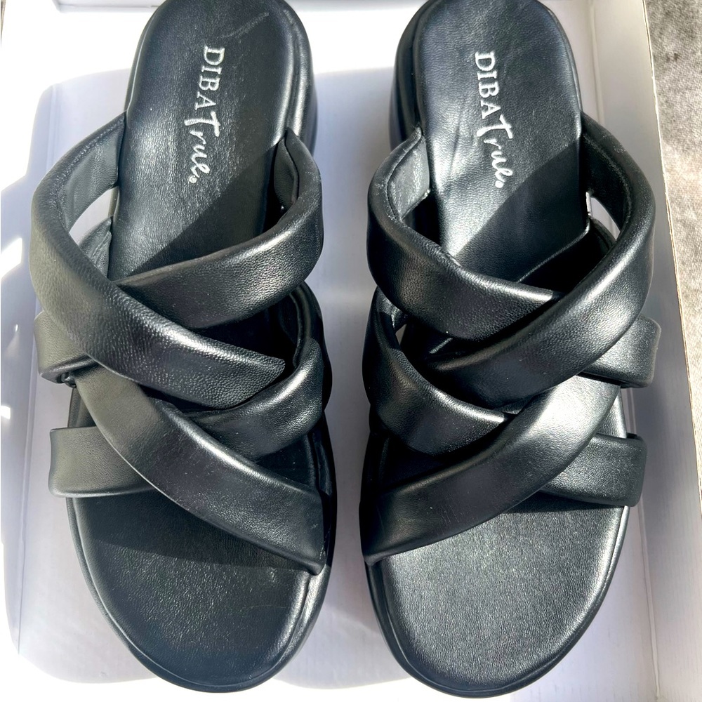 FOR SALE:  Diba True platform sandals, never worn